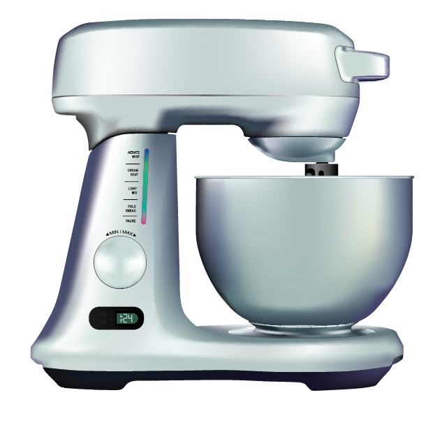 Vector Illustration of an Electric Mixer | Cheap Vector Art